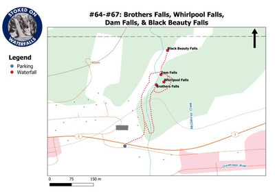064-067 - Brothers Falls, Whirlpool Falls, Dam Falls, & Black Beauty Falls Preview 1