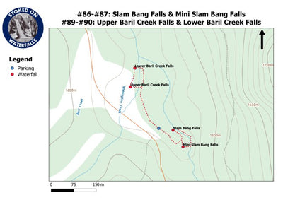 086-087 - Slam Bang Falls & M. Slam Bang Falls 089-090 - U. Baril Creek Falls & L. Baril Creek Falls Preview 1