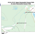 114-115 - Upper Kananaskis Canyon Falls & Lower Kananaskis Canyon Falls Preview 1