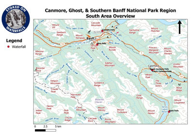 Canmore, Ghost, & Southern Banff National Park Region - South Area Overview Preview 1