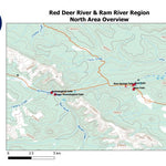 Red Deer & Ram River Region - North Area Overview Map Preview 1