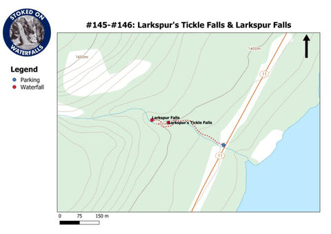 145-146 - Larkspurs Tickle Falls & Larkspur Falls Preview 1