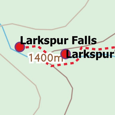 145-146 - Larkspurs Tickle Falls & Larkspur Falls Preview 2