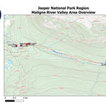 Jasper National Park Region - Maligne River Valley Overview Preview 1
