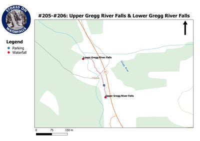 205-206 - Upper Gregg River Falls & Lower Gregg River Falls Preview 1