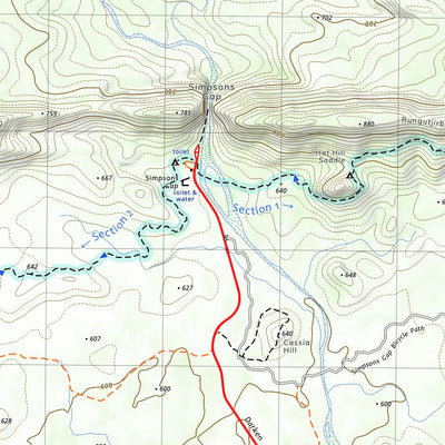 West MacDonnell Ranges and the Larapinta Trail (Map 1: Alice Springs to Jay Creek) Preview 2