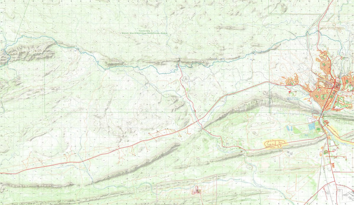 West MacDonnell Ranges and the Larapinta Trail (Map 1: Alice Springs to ...