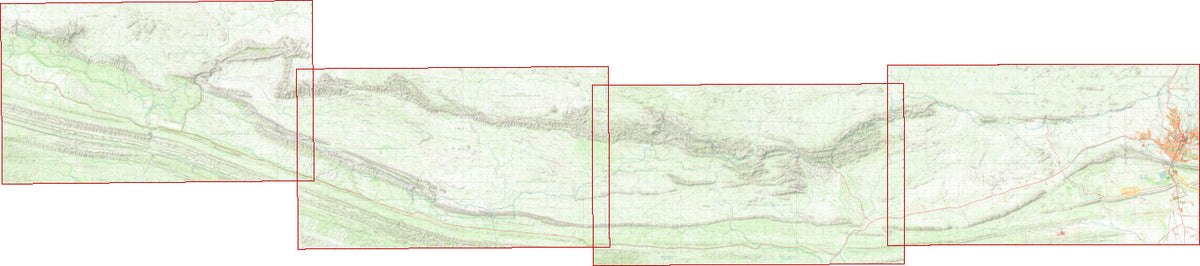 West MacDonnell Ranges and the Larapinta Trail Map by nswtopo | Avenza Maps