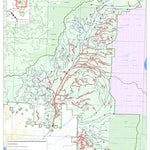 Rogue River-Siskiyou NF - High Cascades RD - North - Firewood Cutting Map Preview 1