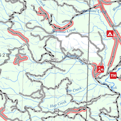 Rogue River-Siskiyou NF - High Cascades RD - North - Firewood Cutting Map Preview 3
