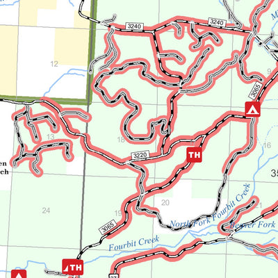 Rogue River-Siskiyou NF - High Cascades RD - South - Firewood Cutting Map Preview 2