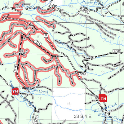 Rogue River-Siskiyou NF - High Cascades RD - South - Firewood Cutting Map Preview 3