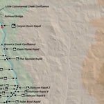 Arkansas River Colorado Fishing Map Preview 3