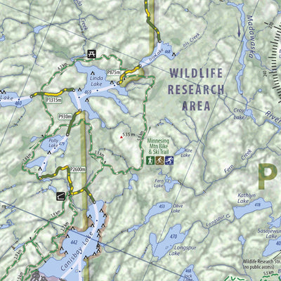 Algonquin Park, Hwy 60, ON - Map 501 - 2nd Edition Preview 2