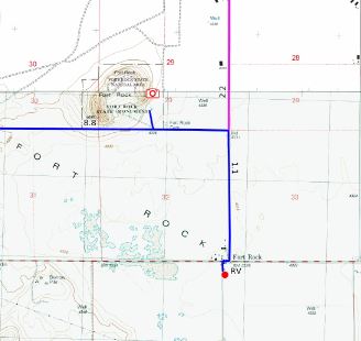 230 mile Central Oregon SxS Where to Ride 2510 to Crack in the Ground 4 Map Bundle Preview 2