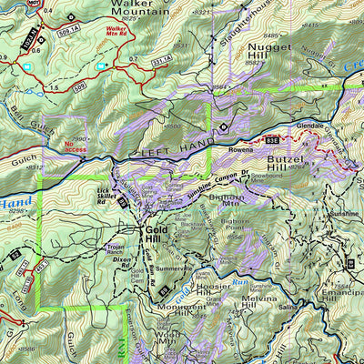 Latitude 40° Maps-Boulder County Trails Map-4th ed Preview 2