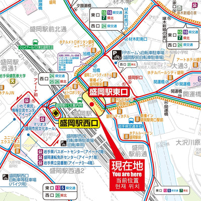 盛岡駅東口案内板 Preview 3