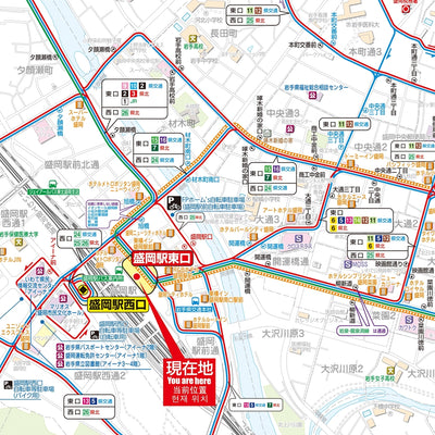 盛岡駅東口案内板 Preview 2