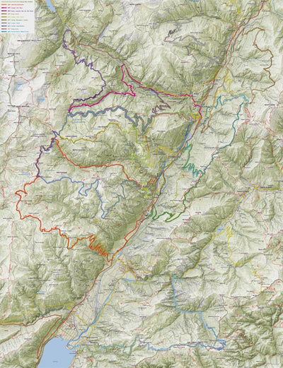 Valle del Chiese Official Mountainbike Map Preview 1