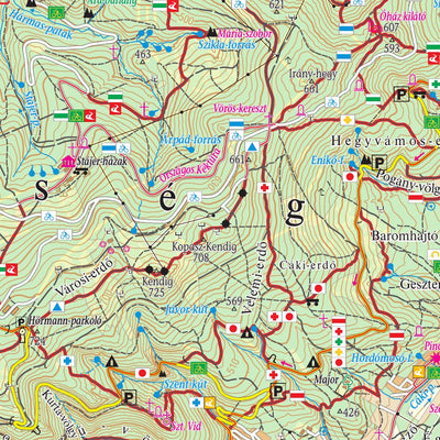 Írottkő / Geschriebenstein Naturpark turista-biciklis térkép Preview 3