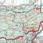 Central Oregon Cascades Recreation Map North Preview 3