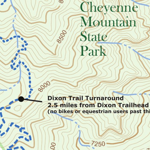 Cheyenne Mountain State Park Map by Pocket Pals Trail Maps | Avenza Maps