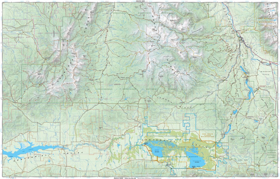 Merrivale Ranges Map Gravelly Range 2018 Map by Beartooth Publishing | Avenza Maps