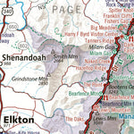 Shenandoah National Park Recreation Map Preview 2