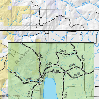 Manti La Sal National Forest Ferron, Price, Sanpete Ranger Districts Travel Map 2020 Preview 2