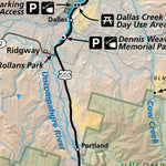 Uncompahgre River Fishing and Fly Fishing Map Preview 3