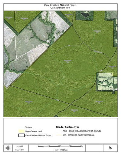 Individal Compartment Map of the Davy Crockett National Forest v4 Preview 1