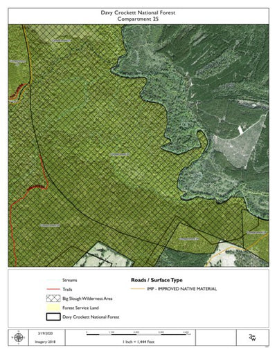 Individal Compartment Map of the Davy Crockett National Forest v39 Preview 1