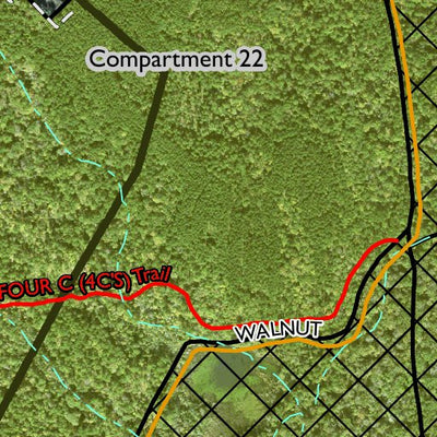 Individal Compartment Map of the Davy Crockett National Forest v36 Preview 2