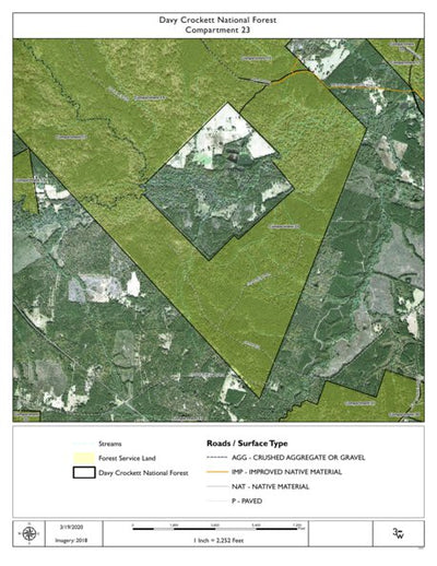 Individal Compartment Map of the Davy Crockett National Forest v37 Preview 1
