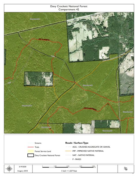 Individal Compartment Map of the Davy Crockett National Forest v58 Preview 1