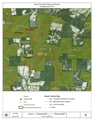 Individal Compartment Map of the Davy Crockett National Forest v59 Preview 1
