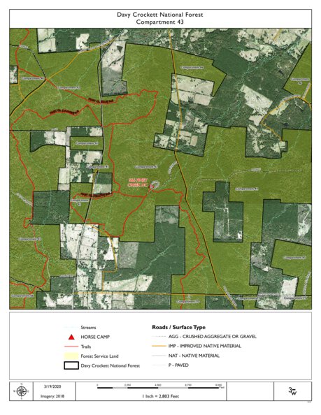 Individal Compartment Map of the Davy Crockett National Forest v59 Preview 1