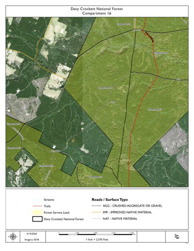 Individal Compartment Map of the Davy Crockett National Forest v29 Preview 1