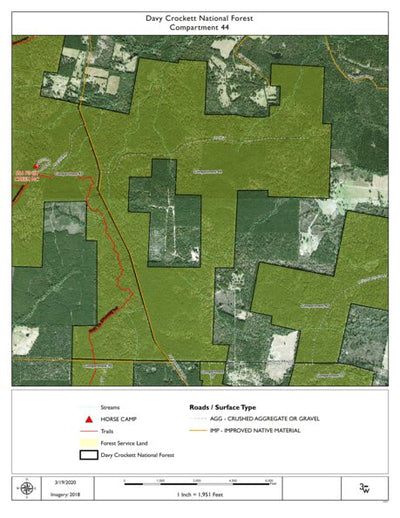 Individal Compartment Map of the Davy Crockett National Forest v60 Preview 1