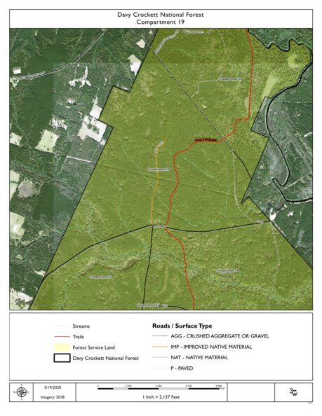 Individal Compartment Map of the Davy Crockett National Forest v32 Preview 1