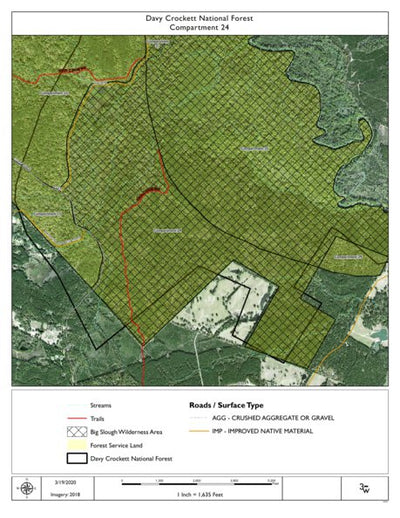Individal Compartment Map of the Davy Crockett National Forest v38 Preview 1