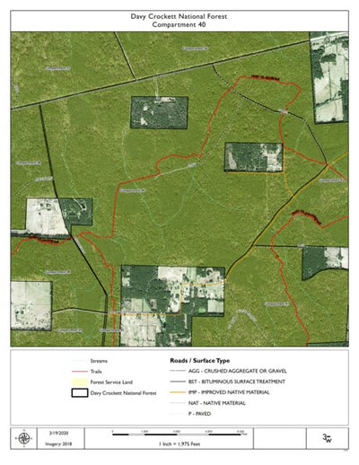 Individal Compartment Map of the Davy Crockett National Forest v56 Preview 1