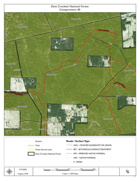 Individal Compartment Map of the Davy Crockett National Forest v56 Preview 1