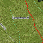Individal Compartment Map of the Davy Crockett National Forest v56 Preview 3