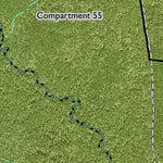 Individal Compartment Map of the Davy Crockett National Forest v73 Preview 2