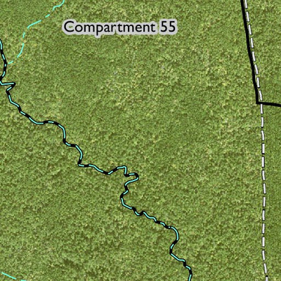 Individal Compartment Map of the Davy Crockett National Forest v73 Preview 2