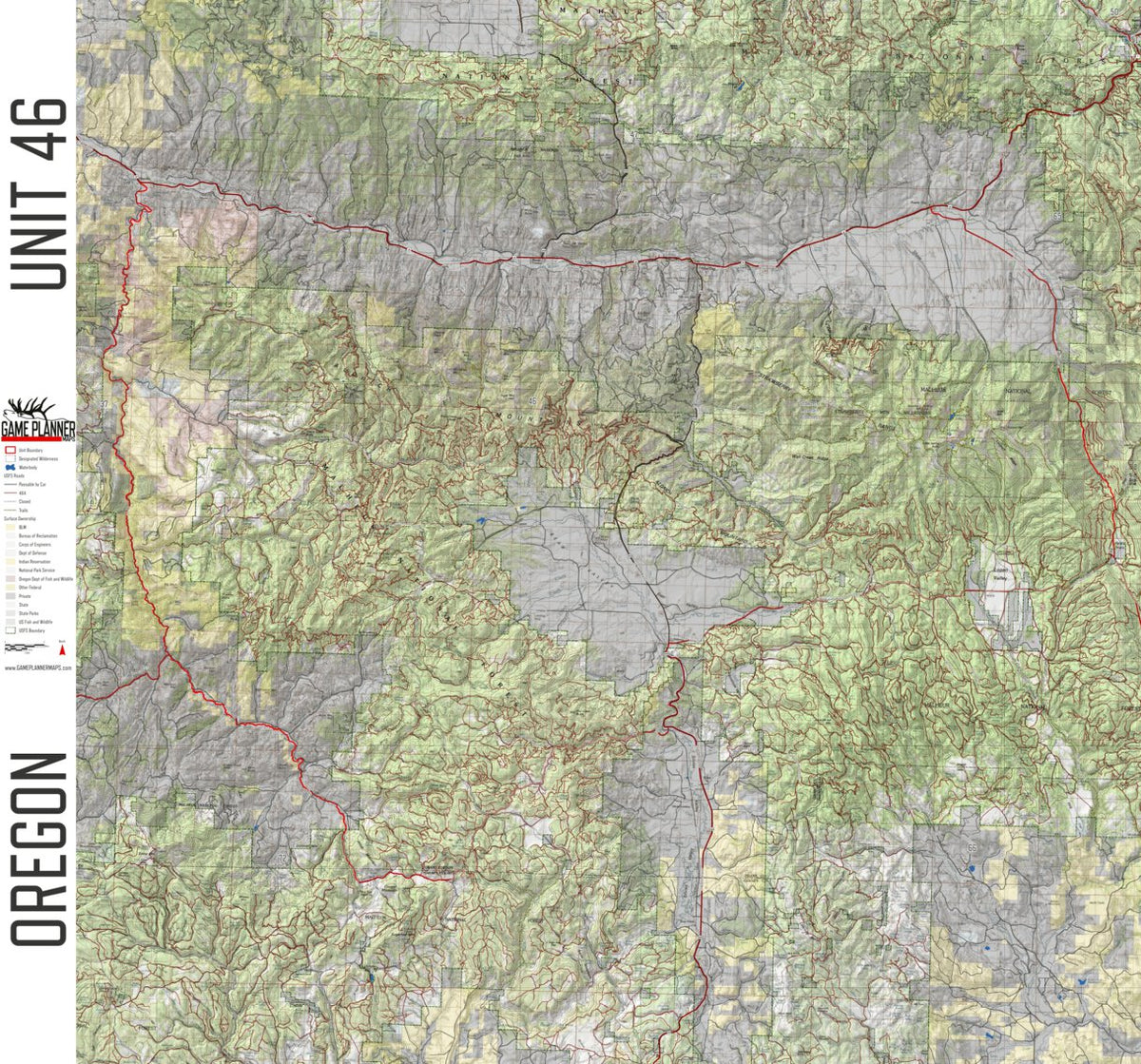 Ibew Local 46 Detailed Map.pdf Oregon Unit 46 Map by Game Planner Maps | Avenza Maps