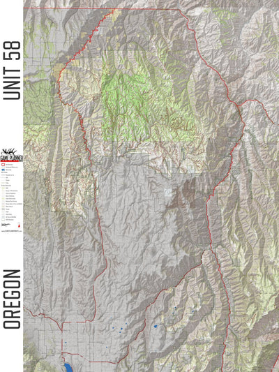 Oregon Unit 58 Map by Game Planner Maps | Avenza Maps