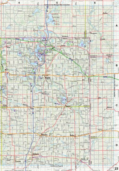 Indiana Atlas & Gazetteeer Page 23 Preview 1