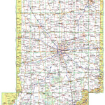 Indiana Atlas & Gazetteeer Highway Map Preview 1